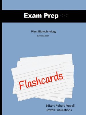 cover image of Exam Prep Flashcards for Plant Biotechnology